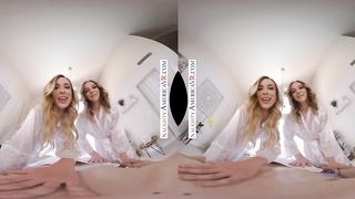 Naughty America massage parlor with hot blondes Aiden Ashley & Tiffany Watson