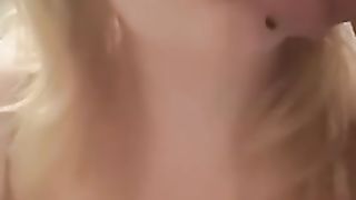 Pretty little Teenage Submissive Sucks Cock and Drinks Piss