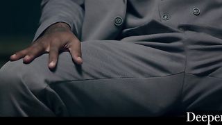 Interracial therapy session w nympho redhead