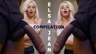 BANGBROS - Teen Elsa Jean Compilation: Petite Girl Stuffed with Big Cocks!
