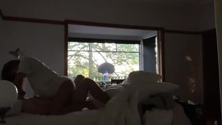 Amateur Takes Morning Wood in AirBnB