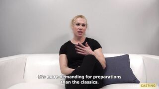 Muscular Girl At Casting