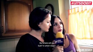 Bums Besuch - German Teen Lullu Gun Fucks her Number one Fan - LETSDOEIT