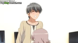 Hentai Young Girl With Massive Tits Fucks Her Friend