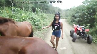 HEATHERDEEP.COM Love giant horse cock so much it makes me squirt