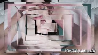 Sloppy facefuck for black haired beauty amilia
