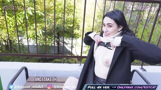 Risky Anal Sex with Facial Cum Walk - Public Agent Pickup Russian Student to Street Fuck / Kiss Cat
