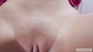 JAY'S POV - HORNY TEEN STEP SISTER HANNAH HAYS GETS DEEPLY CREAMPIED