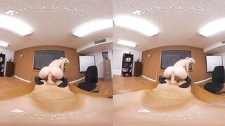 VR BANGERS Dirty little Student Offers her Butthole for better Grades VR Porn