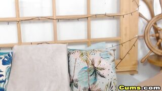 Lovely Babe Rides Dildo live