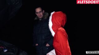 Bums Bus - CHRISTMAS CAR SEX ! German Babe Lullu Gun Fucks and Sucks Random Guys - LETSDOEIT