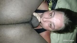 Pov BBW Wife Huge Cum Facial Compilation From BBC (Anal Queen Sophia F)