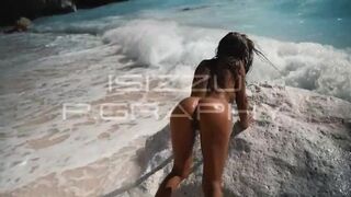 Isizzu looking like Godness Aphrodite Licking her Fingers after Masturbate