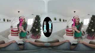 WETVR Asian Vina Sky Gifted Sex For Christmas In VR