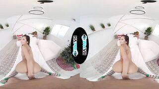 WETVR Asian Vina Sky Gifted Sex For Christmas In VR