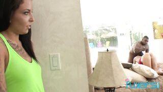 Step daughter and mother share guy