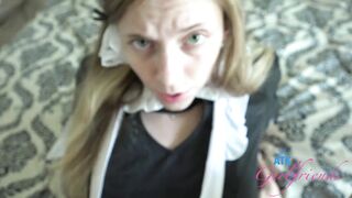 Sexy Maid Riley Star does whatever you want