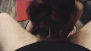 Hot Submissive Wife Sloppy Deepthroat POV ! she Loves to Suck
