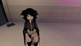 Submissive JOI in Virtual Reality ❤️intense Moaning and Spanking; POV Blowjob [VRchat 3D Hentai]