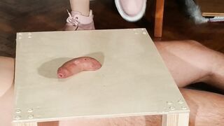 Domina Cock Stomping Slave in Pink Boots (magyar Alázás) Pt1 HD