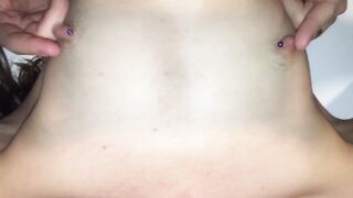 Submissive Wife made to Cum and Film her own Orgasm after Orgasm