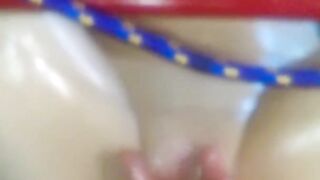 Squirting Tied up Sex Slave.