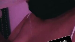 Black BBW Chokes and Gags from Sloppy Deepthroat on 8IN Dildo (SEE MORE ON ONLYFANS)