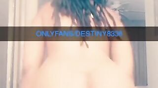 Big Booty Ebony Tweaking her Fat Juicy Booty Onlyfans/destiny8336