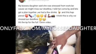 DOGGYSTYLE WITH BIG BUTT LATINA COWORKER ONLYFANS/MYBOSSESDAUGHTER