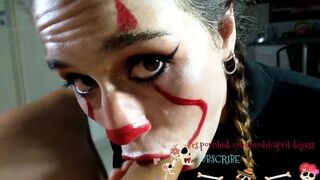 POV HARD DEEP THROAT AND a LOT OF CUM SWALLOW ¡¡¡¡HAPPY HALLOWEEN!!!!!