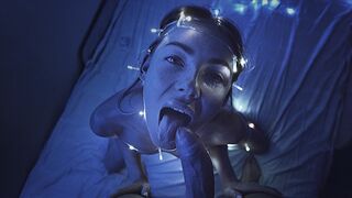 Christmas Light Fuck - Couple Intense SEX
