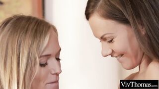 Stunning lesbian fucks her lovers ass with a strap on