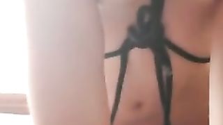 Amateur Anal Solo DP Riding until Orgasm