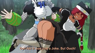 maids spanking scene hentai (overlord lupustegina and yuri alpha)