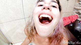 Drinking Pee in Shower, Deep Throat, Cum Swallow and Gargle Cum Ending, Extras -4k 60fr-