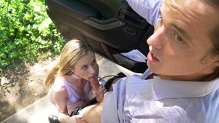 Model looking stepsister helps carl hide his secret!