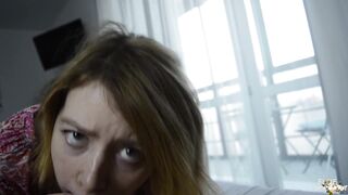 She Caught him Jerkin off - Morning Sex with Amateur Girl Ellie Dopamine