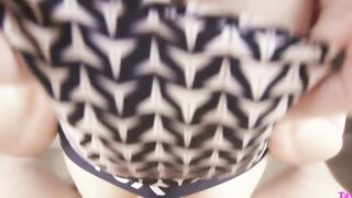 Dirty Talking Girl in Sports Bra Milks my Cock Dry with her Soft Tits