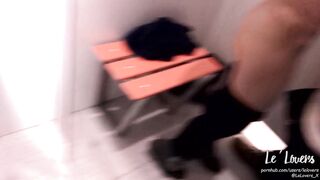 MY GIRLFRIEND FUCKING IN THE SHOP/DRESSING ROOM AND SUCK MY DICK. PUBLIC BG