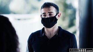 PURE TABOO Cheating Scarlit Scandal Lets the Delivery Guy in during Pandemic