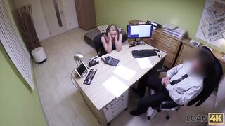 LOAN4K. Slut fucks and dreams to become professional businesswoman