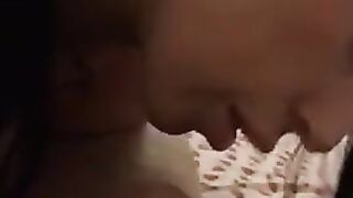 Amateur girlfriend sucks and fucks boyfriend on Snapchat story