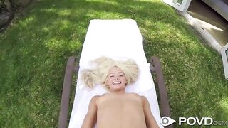 Tiny teen elsa jean loves football and big pov penises!