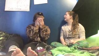 Whisper Challenge Two Girls Feet Soles