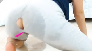 Beauty's Panties Ripped. Wet Big Ass