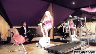 Cindy Behr Asian dick Keni Styles spinner rides like machine cum on face