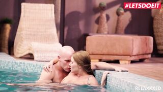Relaxxxed - Angel Blade Gorgeous Hungarian Babe Passionate Pussy Fuck by the Pool - LETSDOEIT