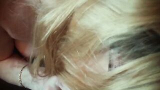 POV. the Boss Fucked a new Secretary in his Mouth. she Swallowed all the Sperm.