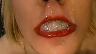 Annette gives epic blowjob and slurps cumloads - GGG Classic