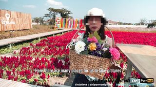 VLOG - 4K - Visit Flower Garden at Chiangmai พาไปเสียวที่สวนดอกไม้